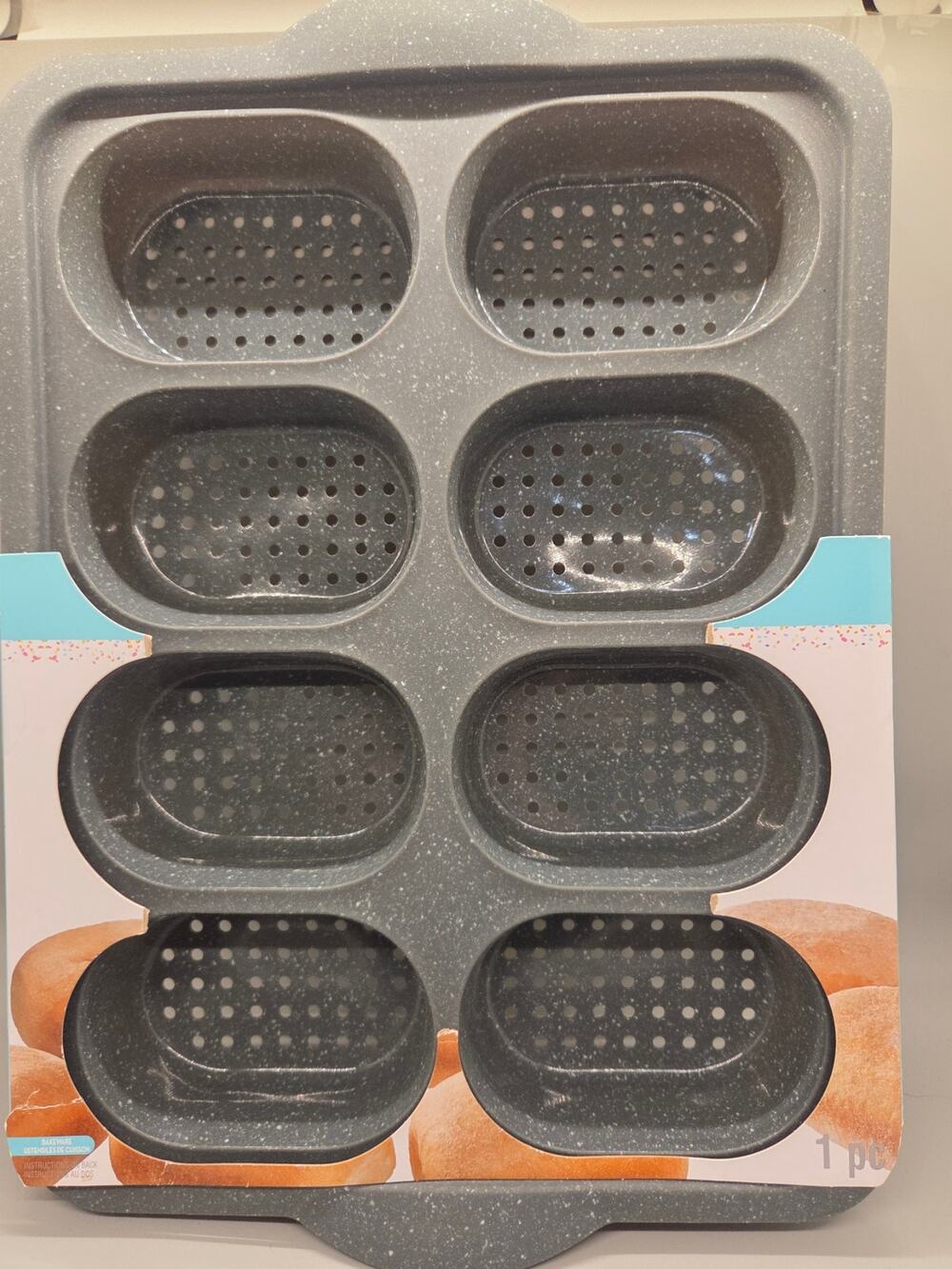 French Bread Pan, Silicone Heat Resistant Nonstick Perforated Bread Loaf Pan